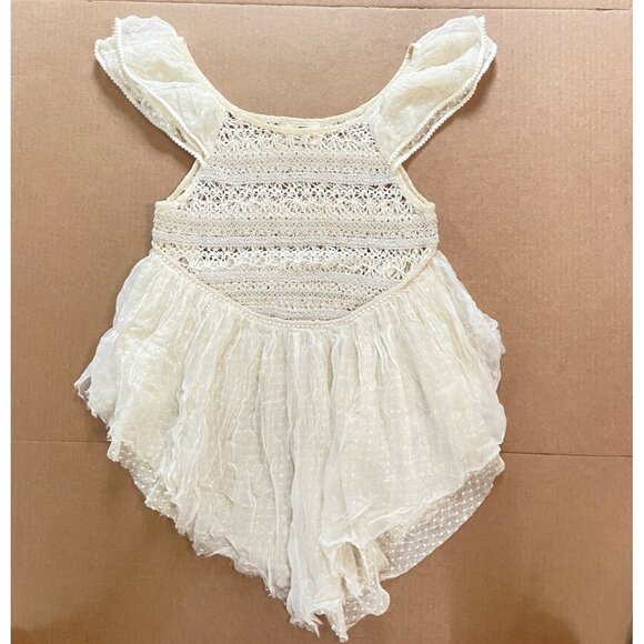 Pins and Needles Women's Lace Top (Anthropologie)‎ Romantic Fairy Flowy Top - Picture 1 of 8